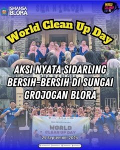Aksi global World Cleanup Day yang dilaksanakan pada Rabu, 25 September 2024.