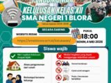 PENGUMUMAN KELULUSAN SISWA KELAS XII SMA NEGERI 1 BLORA TAHUN PELAJARAN 2025/2026
